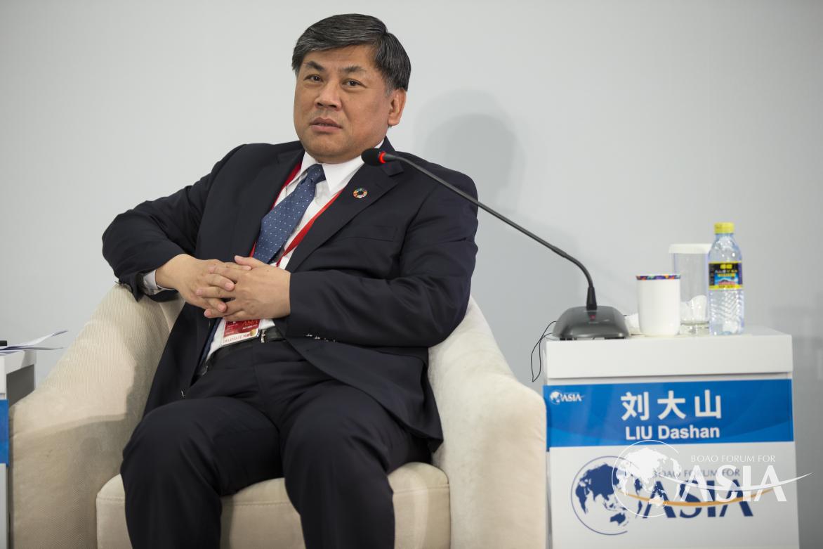 刘大山（中国节能环保集团有限公司董事长）在合作推进2030议程和可持续发展目标分论坛发言