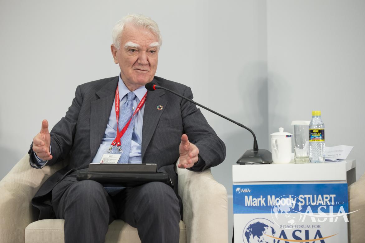 Mark Moody STUART（联合国全球契约副主席）在合作推进2030议程和可持续发展目标分论坛发言
