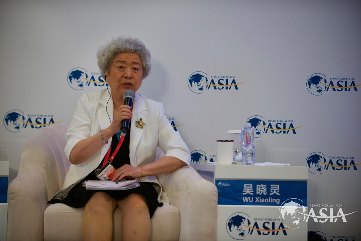 WU Xiaoling ( Former Deputy Governor, People’s Bank of China) speaks at Redesigning Financial Regulation: Protecting the Whole session