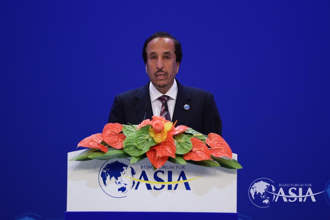 H.H. Prince Saud bin Abdullah bin Thenayan Al-Saud（Chairman,SABIC; Chairman, the Royal Commission for Jubail & Yanbu） speaks at BFA 2017 Opening Plenary