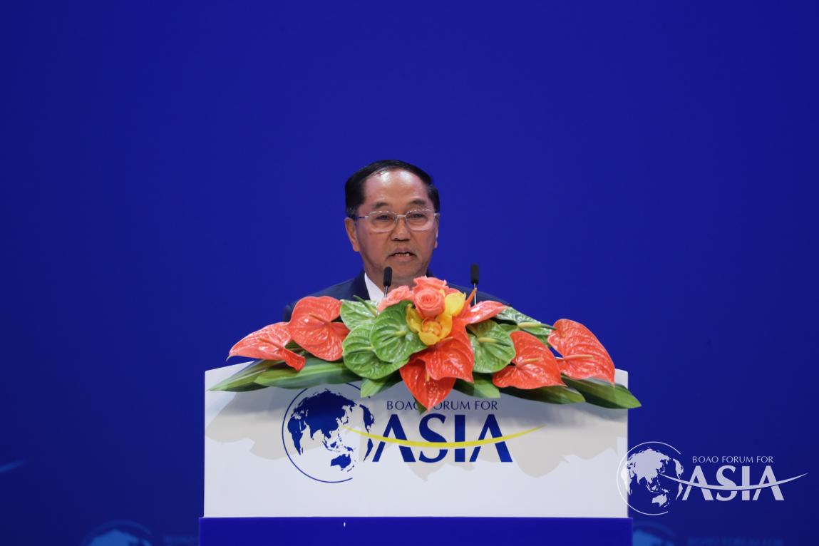 H.E. U Myint Swe（Vice President, the Republic of Union of Myanmar）speaks at BFA 2017 Opening Plenary