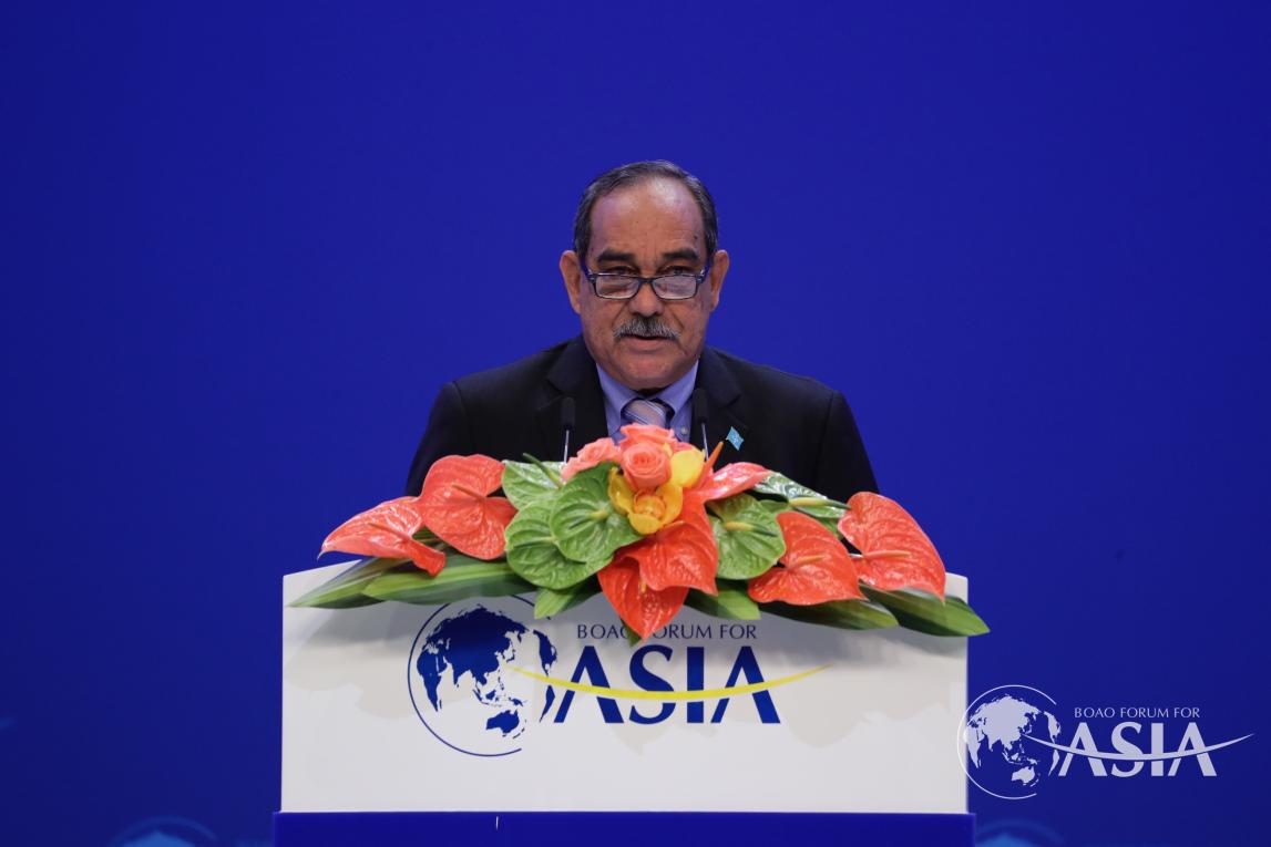 H.E. Peter M. Christian（President, the Federated States of Micronesia）speaks at BFA 2017 Opening Plenary