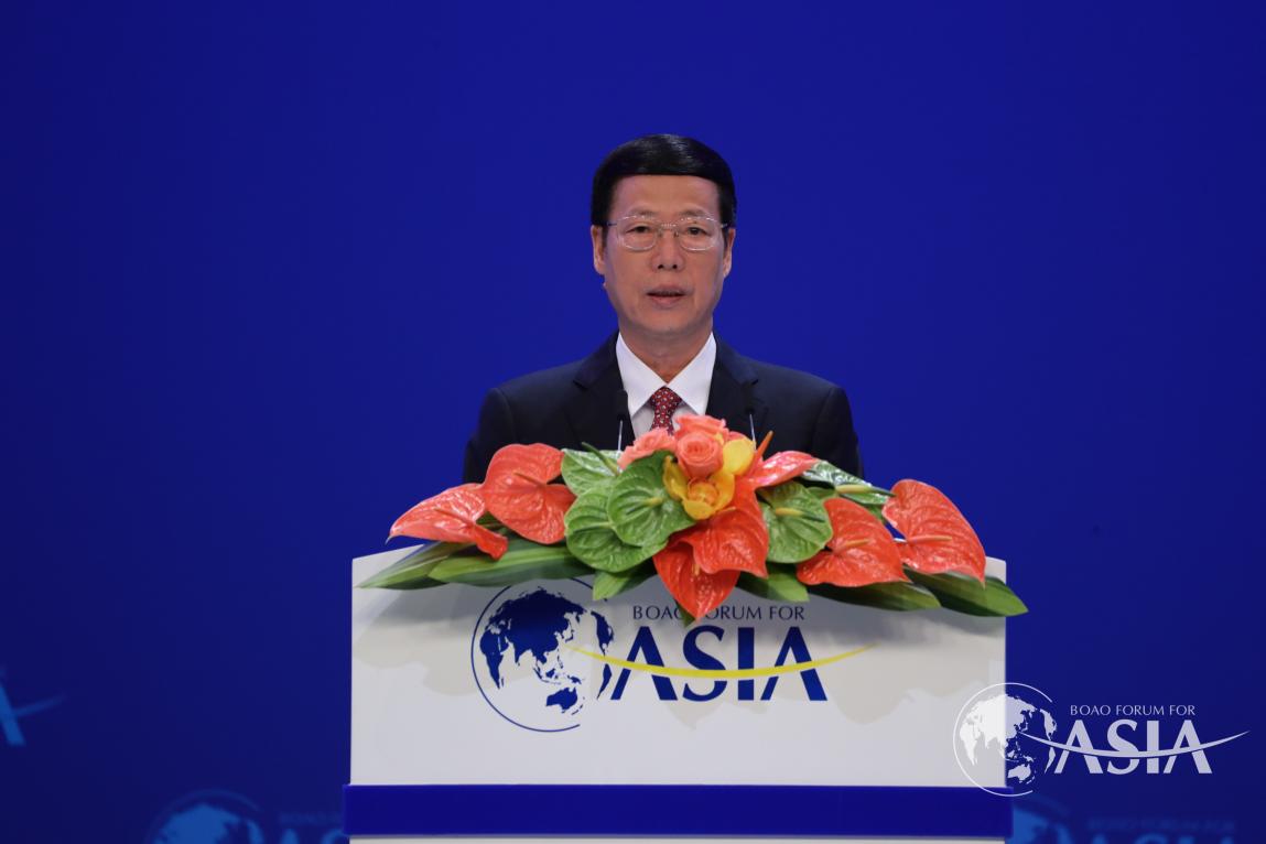 H.E. ZHANG Gaoli（Vice Premier, the State Council, the People’s Republic China）deliver keynote speech at BFA 2017 Opening Plenary