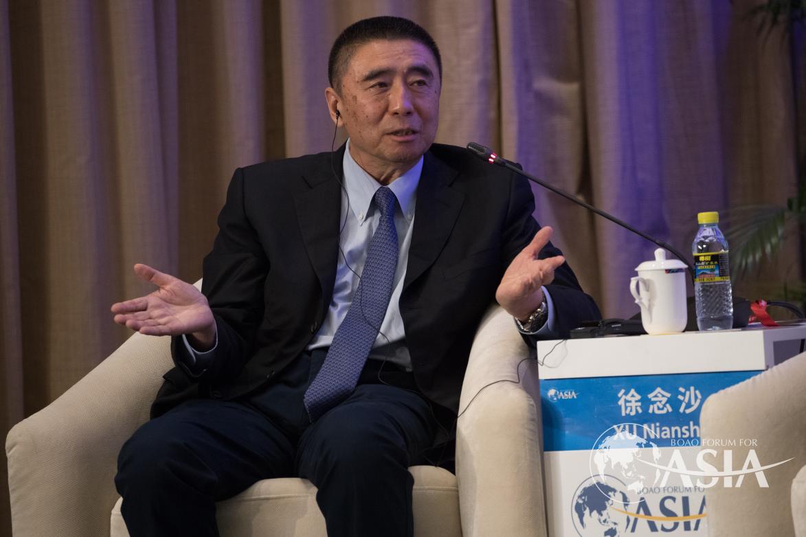 XU Niansha（ Chairman, China Poly Group Corporation）speaks at 70 and 40 Years in Retrospect: China in a New Era session