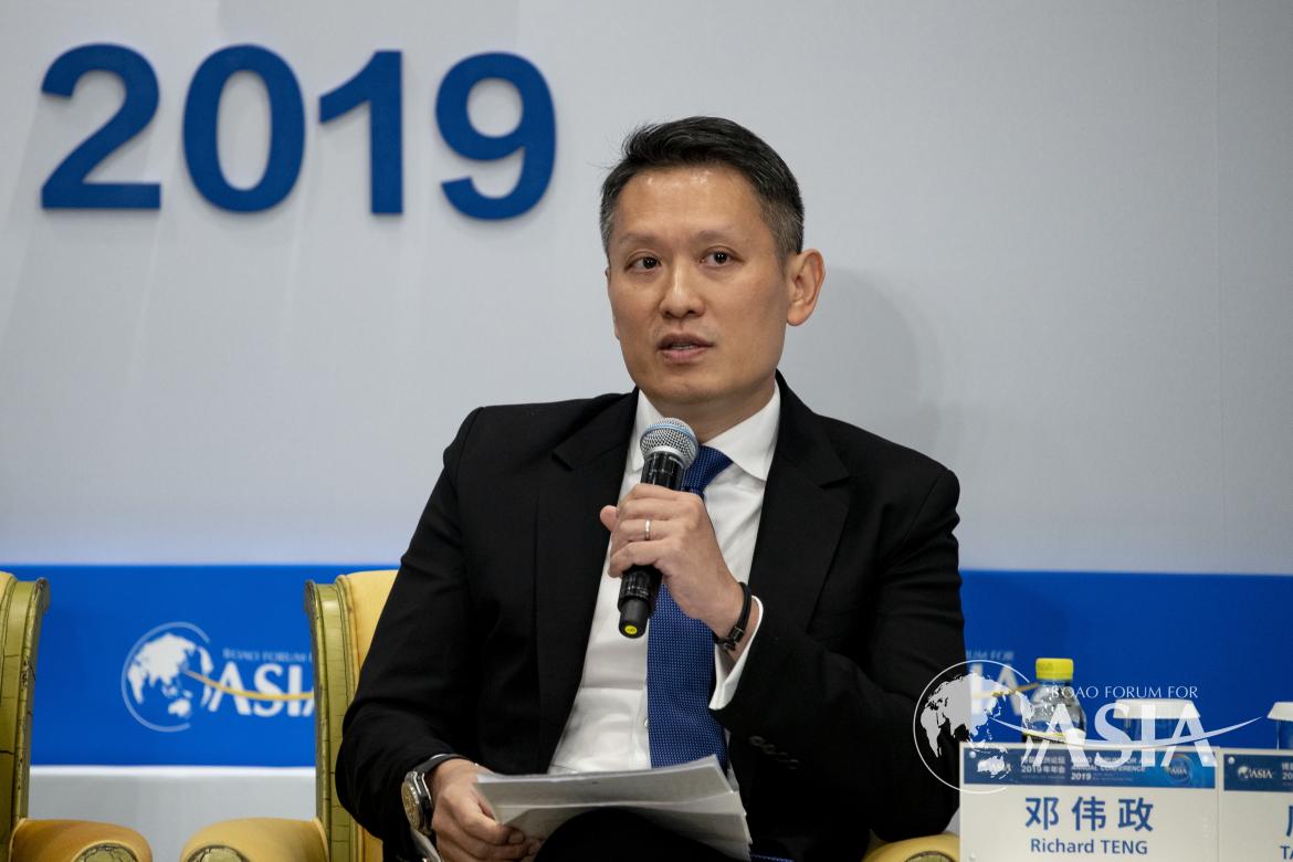 Richard TENG（CEO OF Adgm’s Financial Services Regulatory Authority Abudhabi Global Market）speaks at Free Trade Zone & Free Port: China’s Practices and International Success Stories Roundtable 