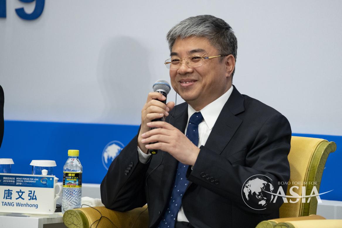 TANG, Wenhong（Director-General, Department of Foreign Investment Administration, Ministry of Commerce, China）speaks at Free Trade Zone & Free Port: China’s Practices and International Success Stories Roundtable 